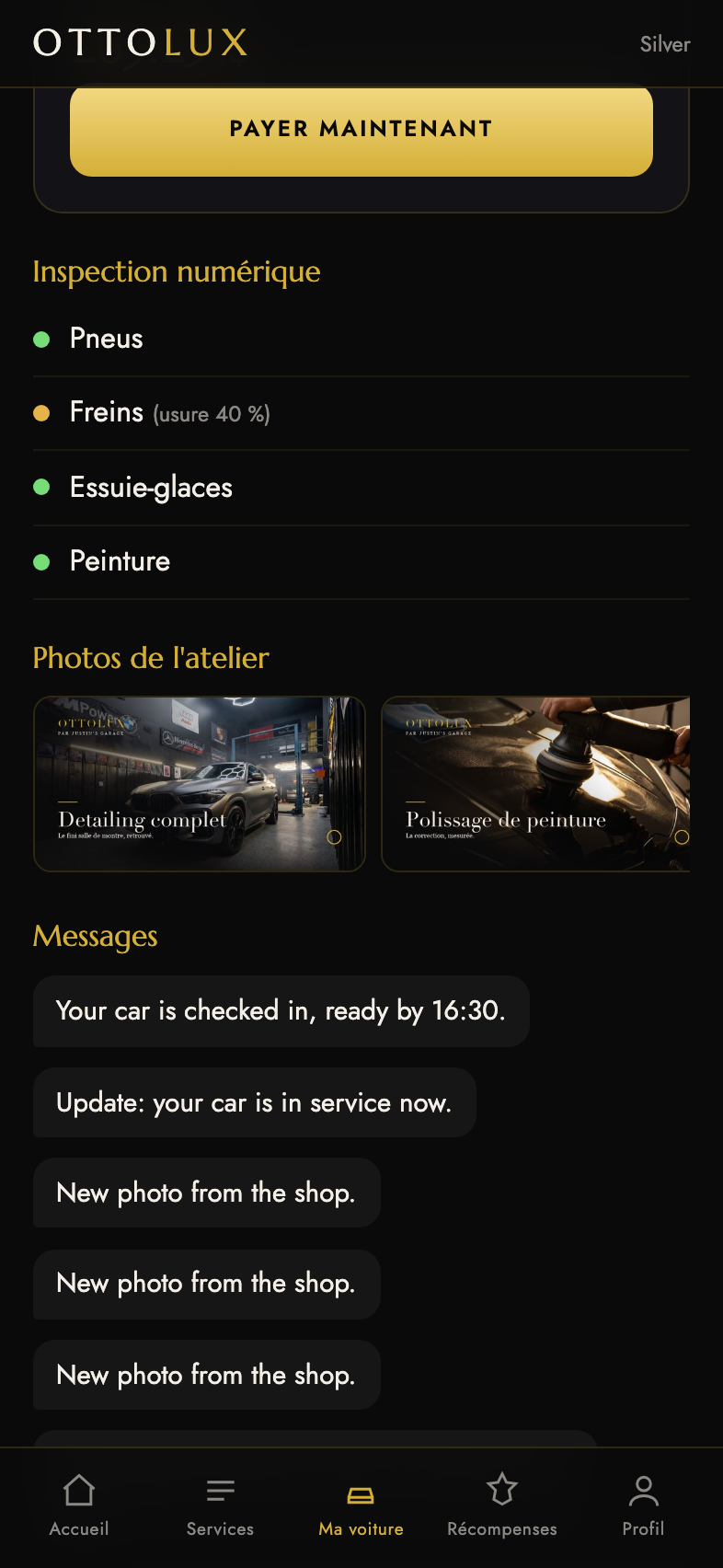 Photos depuis l'atelier
